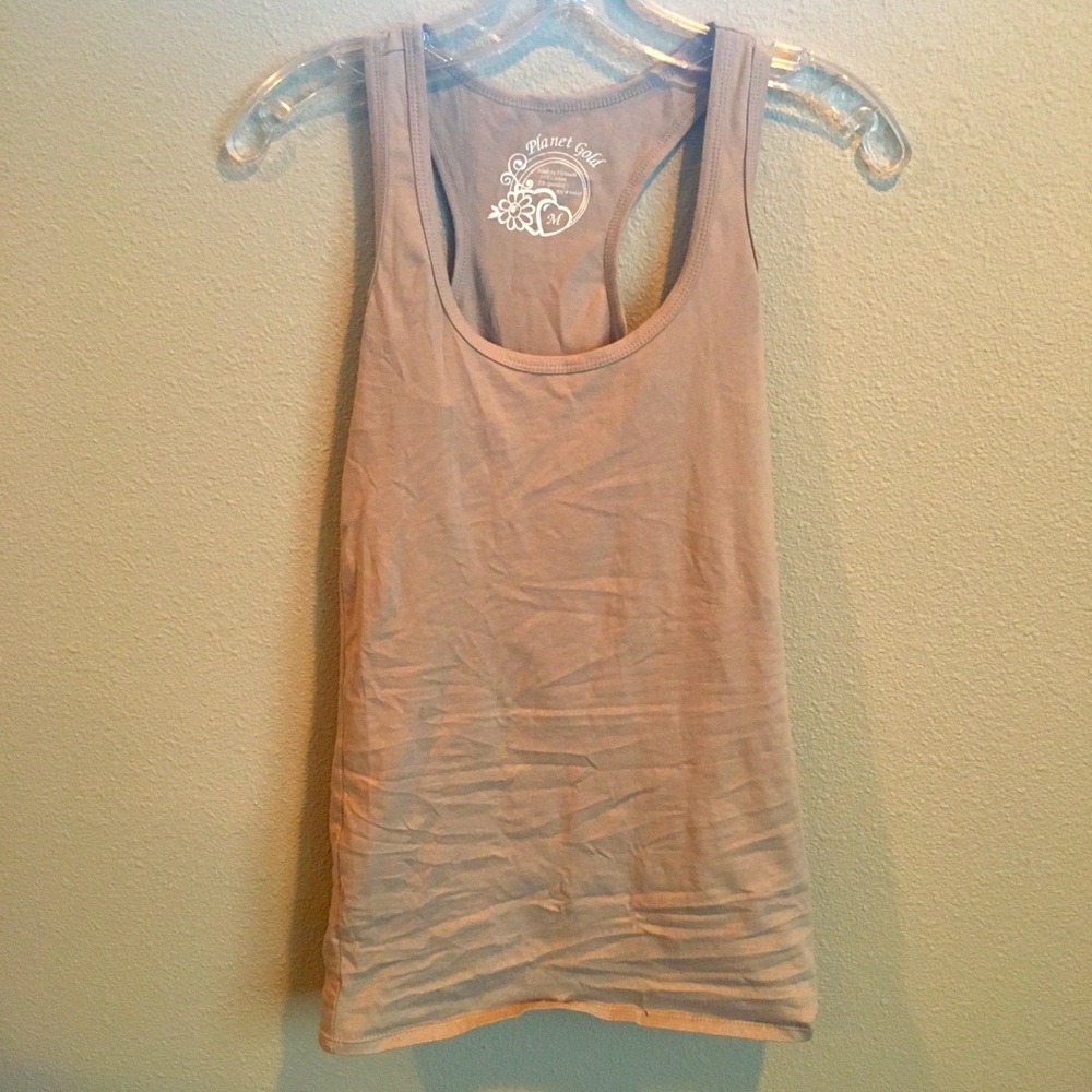 Razor back tank top